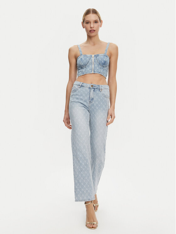 Gaudi Gaudi Marškinėliai 511BD46001 Mėlyna Slim Fit