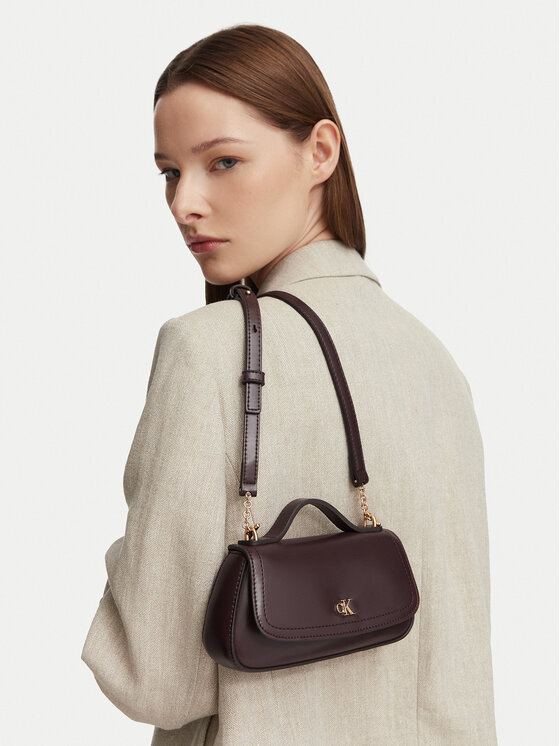 Calvin Klein Calvin Klein Дамска чанта LV04F3679G Бордо