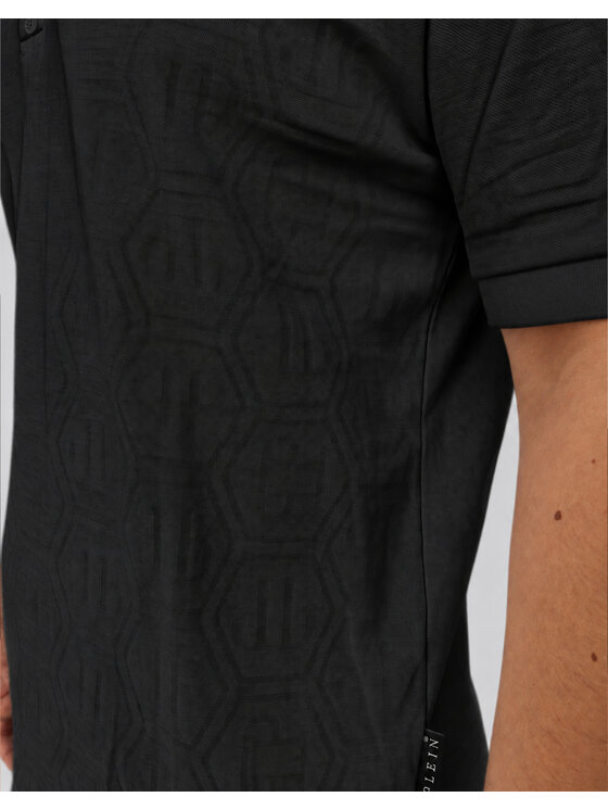 PHILIPP PLEIN PHILIPP PLEIN Polokošeľa 31668 Čierna Slim Fit