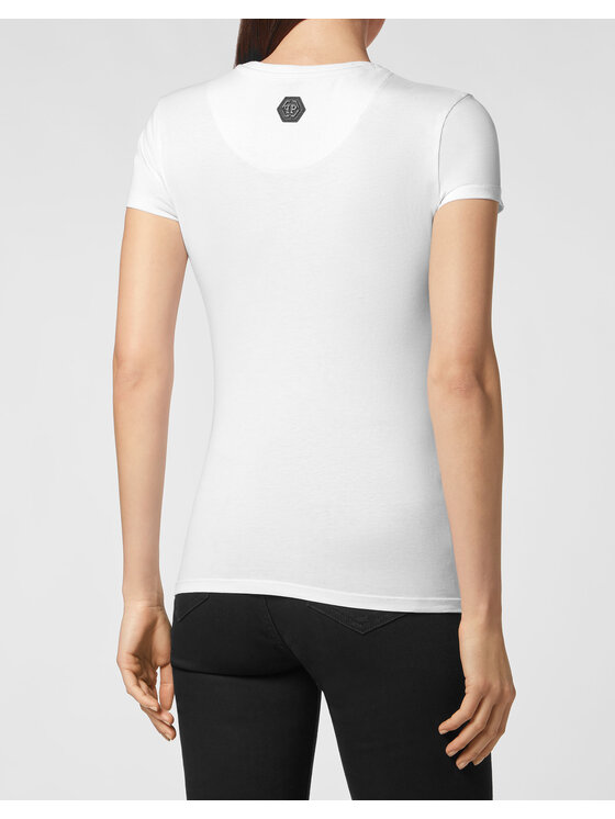 PHILIPP PLEIN PHILIPP PLEIN T-shirt 3673 Bianco Regular Fit