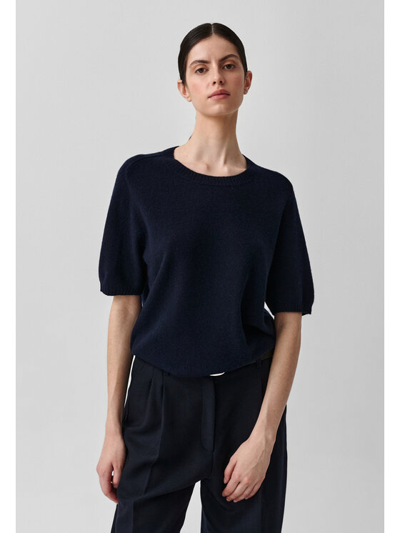 TATUUM TATUUM Sweter SEMITRI Granatowy Classic Fit