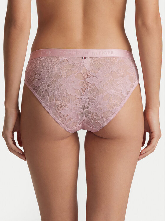 Tommy Hilfiger Tommy Hilfiger Klassischer Damenslip mit hoher Taille UW0UW06269 Rosa