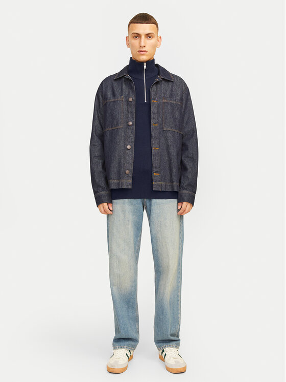 Jack&Jones Jack&Jones Sweater Perfect 12257773 Sötétkék Regular Fit
