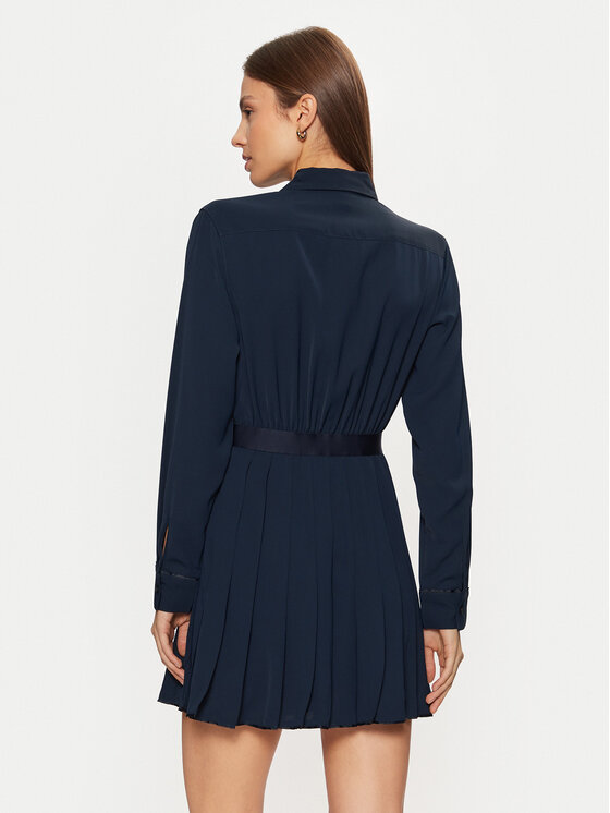 Tommy Jeans Tommy Jeans Rochie tip cămașă DW0DW19474 Bleumarin Regular Fit