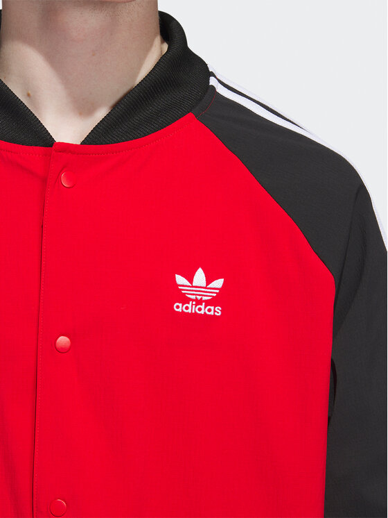 adidas adidas Bunda bomber IC5542 Červená Regular Fit