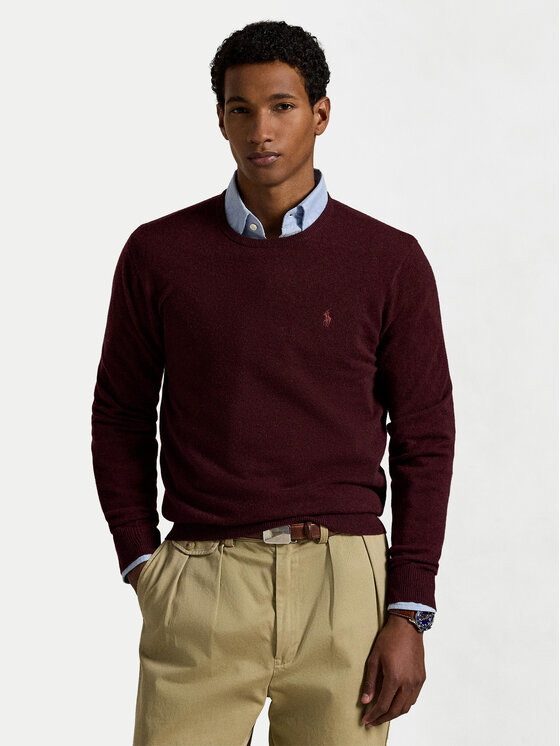 Polo Ralph Lauren Polo Ralph Lauren Svetr 710974148008 Bordó Regular Fit