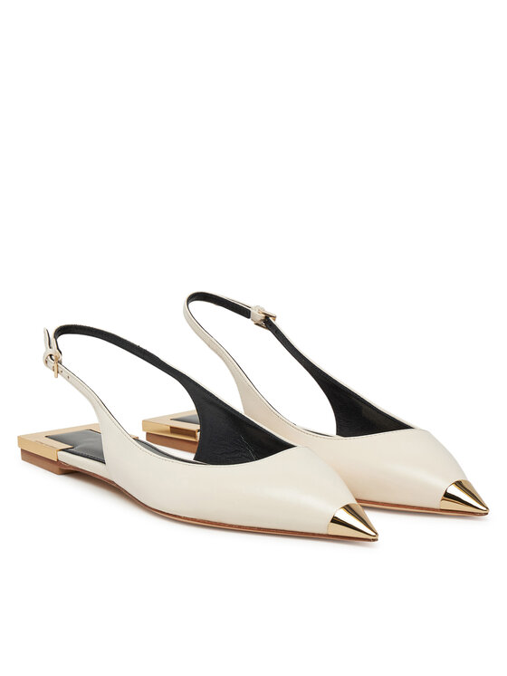 Elisabetta Franchi Elisabetta Franchi Balerini SA-07L-51E2 Écru