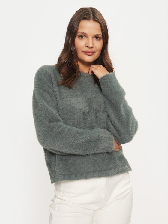 Vero Moda Sveter Alina 10311209 Zelená Regular Fit