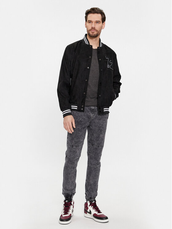 Brave Soul Brave Soul Jeans hlače MJN-DIEGOGREY Siva Skinny Fit
