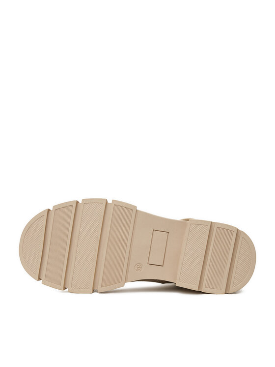 DeeZee DeeZee Schnürschuhe 60187-1 Écru