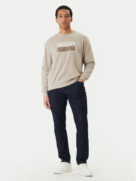 Jack & Jones Jack & Jones Hanorac Fusion 12289807 Gri Relaxed Fit