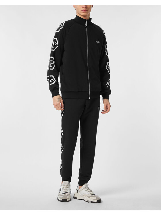 PHILIPP PLEIN PHILIPP PLEIN Mikina 25567 Černá Jegging Fit