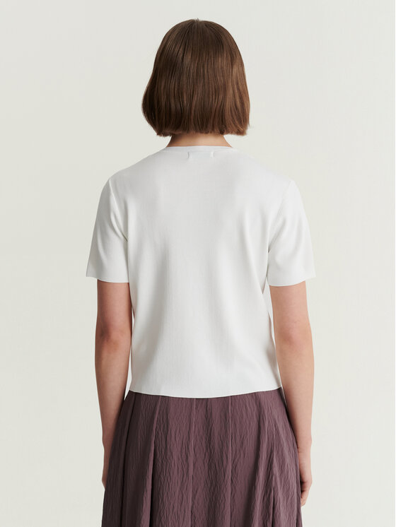TATUUM TATUUM Kardigan KERMIZA Kremowy Classic Fit