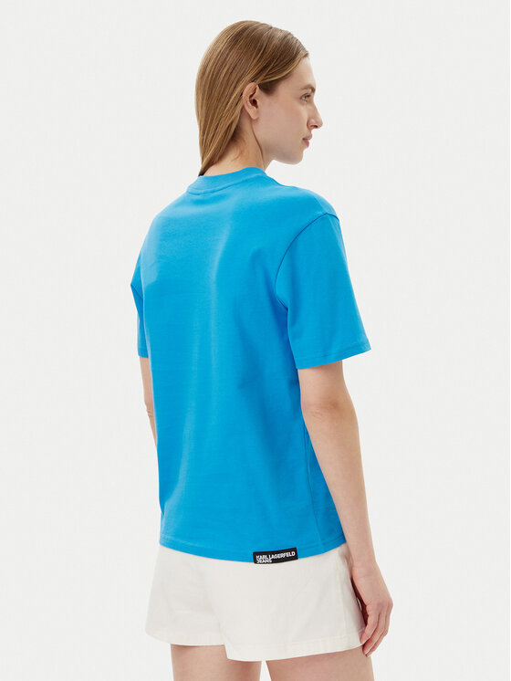 Karl Lagerfeld Jeans Karl Lagerfeld Jeans T-shirt A1W17005 Plava Relaxed Fit