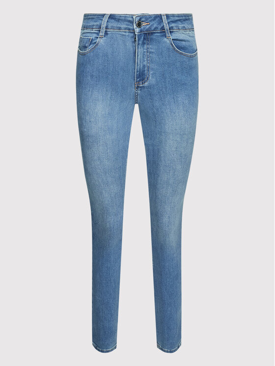 Morgan Morgan Jeans hlače 212-PAM Modra Skinny Fit