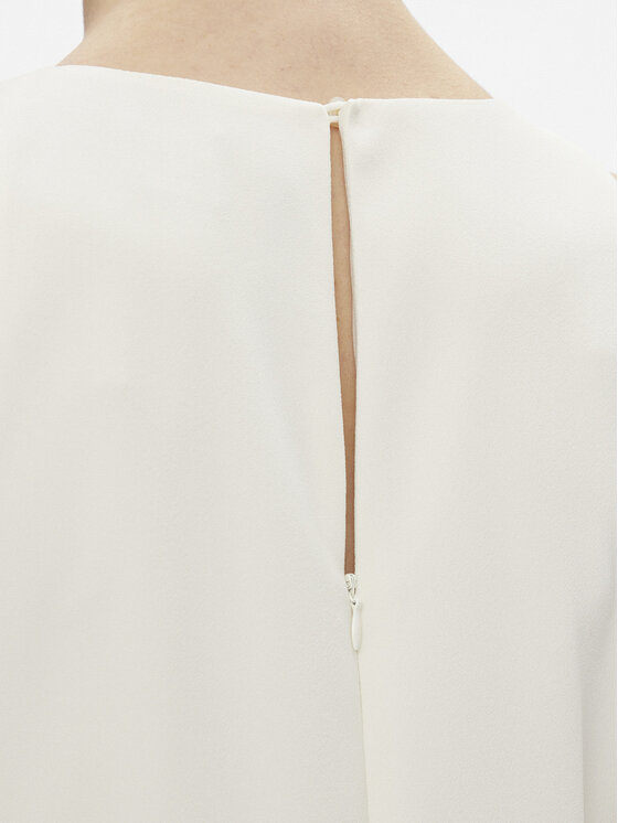 Marella Marella Sukienka koktajlowa Battage 2413221013 Écru Regular Fit