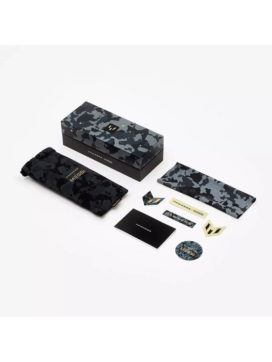 Hawkers Hawkers Okulary przeciwsłoneczne CARBON BLACK BLUE CHROME ONE Czarny