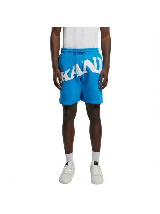 Karl Kani Karl Kani Sportovní kraťasy Wavy Retro Sweatpants Modrá Regular Fit