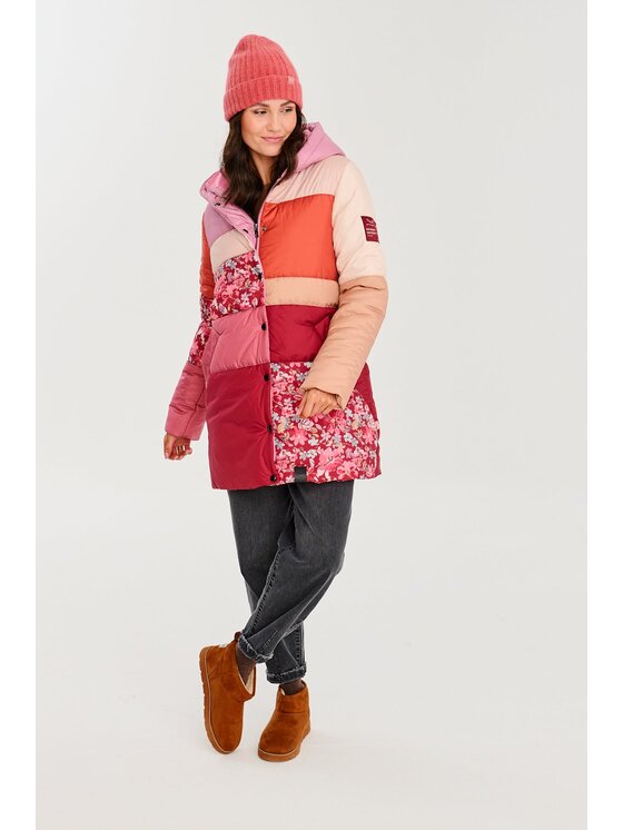 NAOKO NAOKO Zimní bunda Bergen Vanilla Sky Růžová Regular Fit