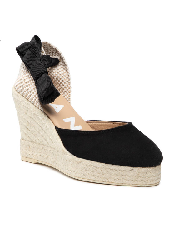 Manebi Manebi Espadryle Wedge Valenciana K1.0 WV Czarny