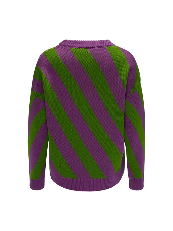 La Mania La Mania Maglione TWISTY 2 Viola Classic Fit