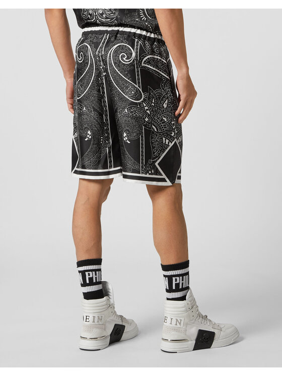 PHILIPP PLEIN PHILIPP PLEIN Šortky 2269 Černá Regular Fit