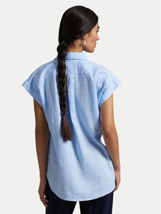 Polo Ralph Lauren Polo Ralph Lauren Cămașă 211935131005 Albastru celest Relaxed Fit