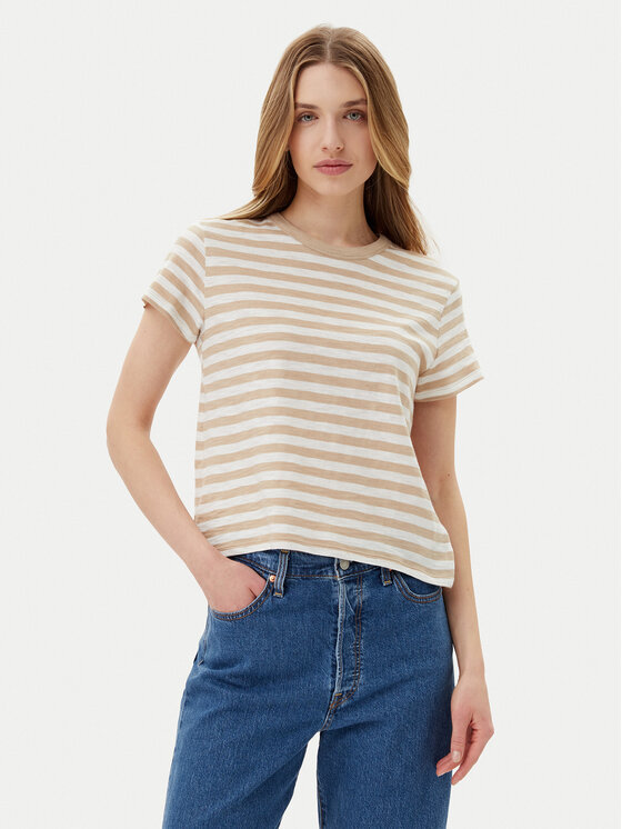 Gap Gap Tricou 723661-01 Bej Regular Fit