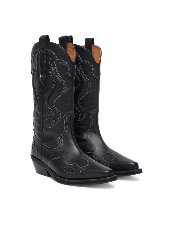 Tommy Jeans Tommy Jeans kowbojki Archive Cowboy Boot Leather EN0EN03046 Must