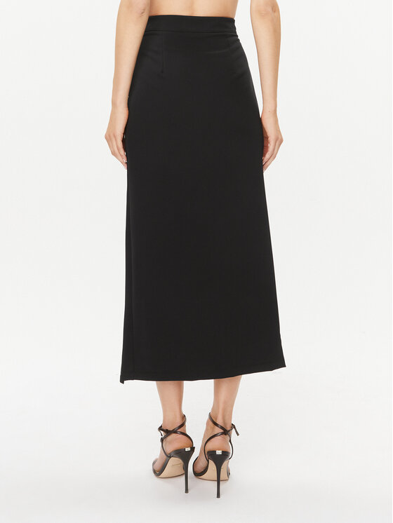 Dixie Dixie Spódnica midi G319Z041 Czarny Regular Fit