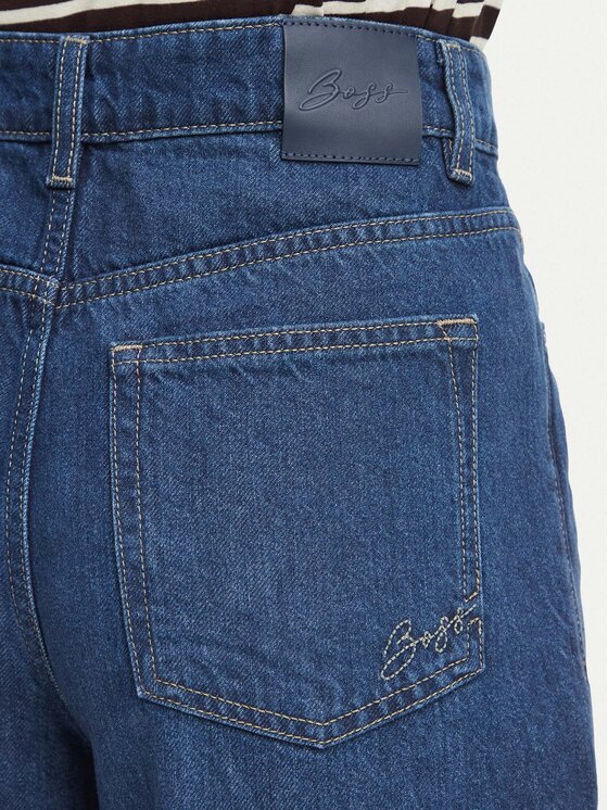 BOSS BOSS Jeansy 50569156 Niebieski Wide Leg