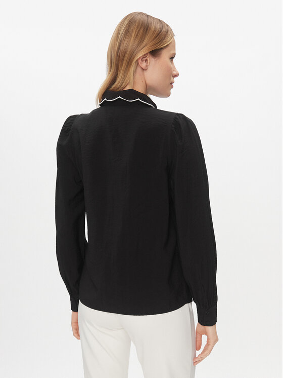 Vero Moda Vero Moda Koszula Gigi 10303039 Czarny Regular Fit