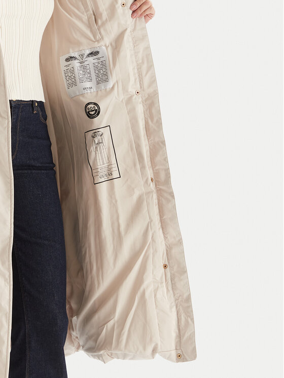 Guess Guess Μπουφάν πουπουλένιο W5BL29 W2802 Καφέ Regular Fit