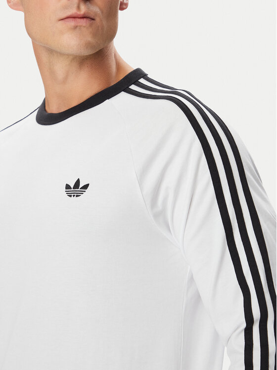 adidas adidas Longsleeve 3-Stripes Long-Sleeve KE3545 Biały Regular Fit