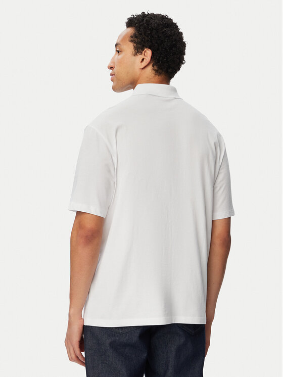 KARL LAGERFELD KARL LAGERFELD Поло 745127 561225 Білий Regular Fit