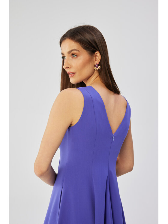 Stylove Stylove Sukienka koktajlowa S358 Fioletowy Comfortable Fit
