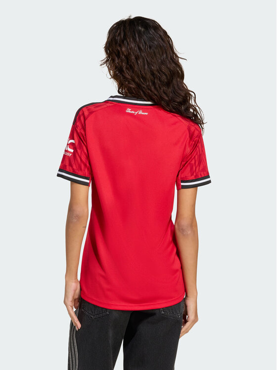 adidas adidas Koszulka techniczna Manchester United 25/26 Home Jersey Czerwony Regular Fit