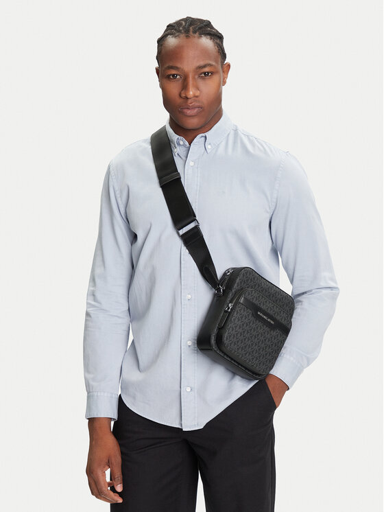 MICHAEL Michael Kors MICHAEL Michael Kors Taška cez rameno Hudson 33T5LHDM0B Čierna