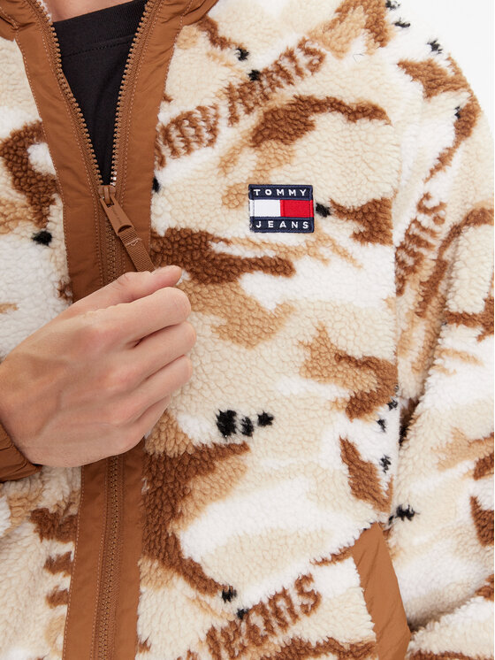 Tommy Jeans Tommy Jeans Übergangsjacke DM0DM17221 Beige Relaxed Fit
