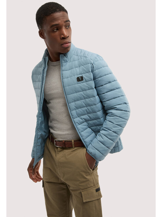 Trussardi Trussardi Kurtka puchowa F005M000036N024 Turkusowy Regular Fit