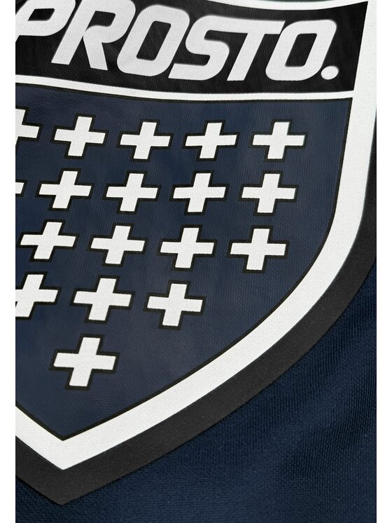 PROSTO. PROSTO. Bluza Shield Big Granatowy Oversize