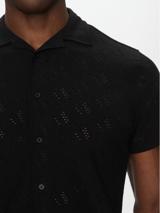 INDICODE INDICODE Hemd Jerry 20-612 Schwarz Regular Fit