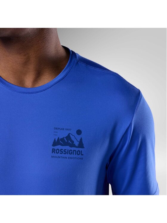 Rossignol Rossignol T-Shirt M Graphic Active Tee Niebieski Regular Fit