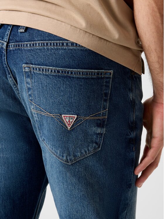 Guess Guess Jeansy 180845 Modrá Slim Fit