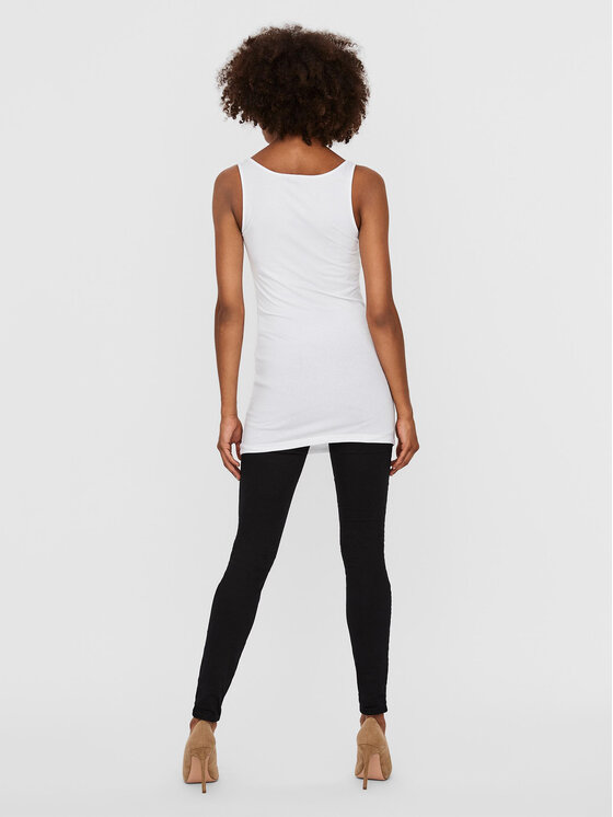 Vero Moda Vero Moda Τοπ Maxi 10185110 Λευκό Regular Fit