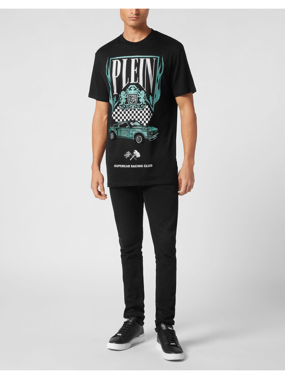 PHILIPP PLEIN PHILIPP PLEIN T-Shirt 21091 Czarny Regular Fit