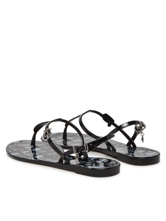KARL LAGERFELD KARL LAGERFELD Sandali Jelly KL80002G Nero