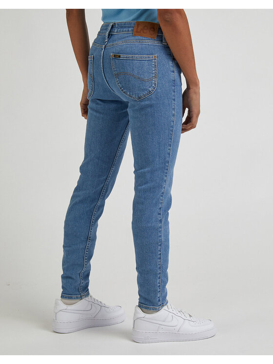 Lee Lee Jeansy SCARLETT Niebieski Skinny Fit