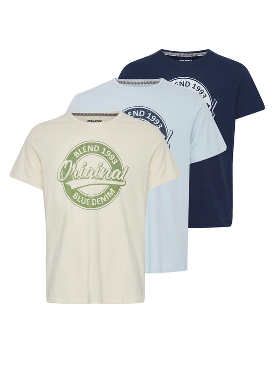 Set di 3 T-shirt Blend