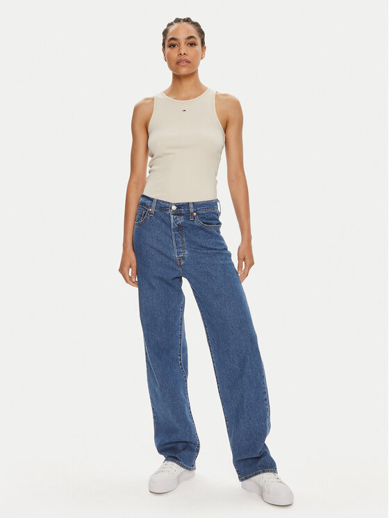 Levi's® Levi's® Džinsi Ribcage 72693-0200 Tumši zils Straight Fit